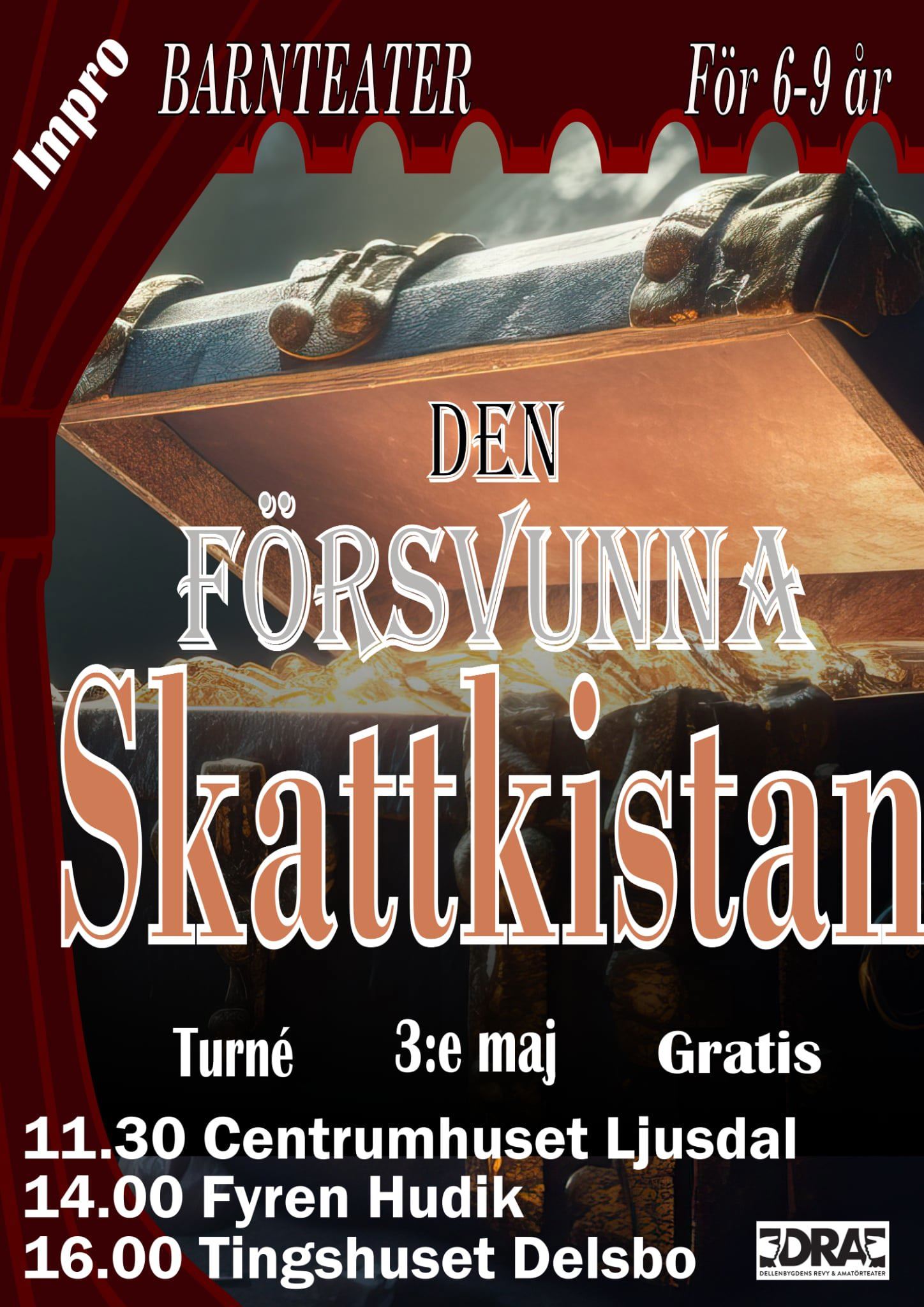 Den försvunna skattkistan - improvisationsteater
