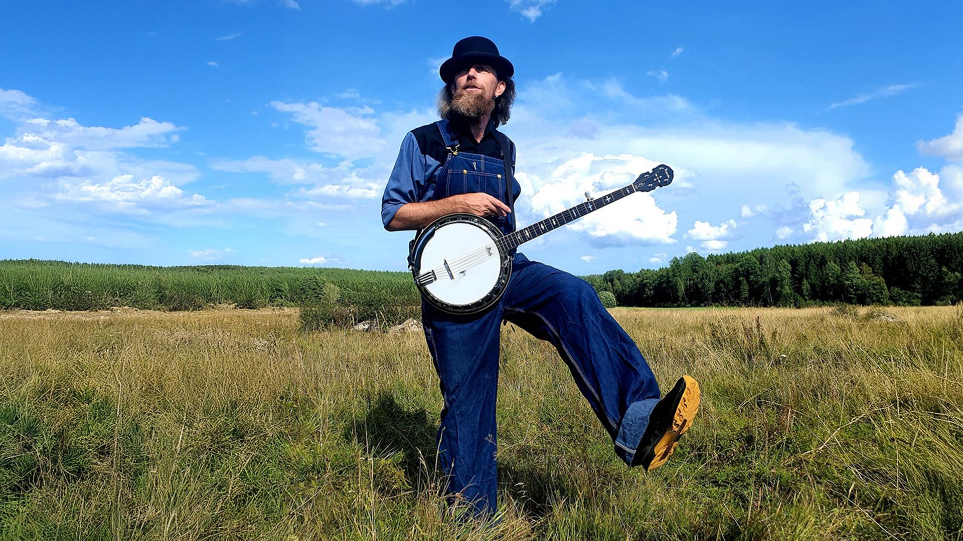 Bild till evenamnget Hillbilly från Målilla - bluegrass, banjo och clogging med John Edwin