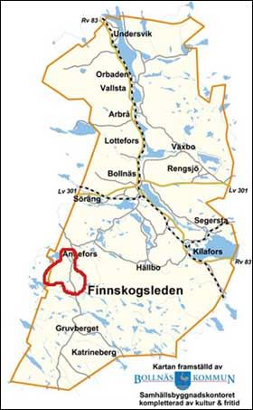 Finnskogsleden Hälsingland Karta | Karta Mellersta