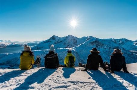 Guests enjoying the view
