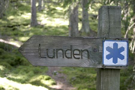 Sign with the text Lunden.