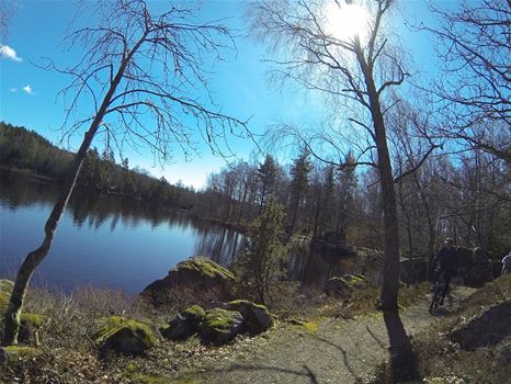 cykling i trollskogen