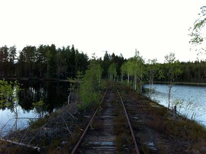 rails in Vansbro.