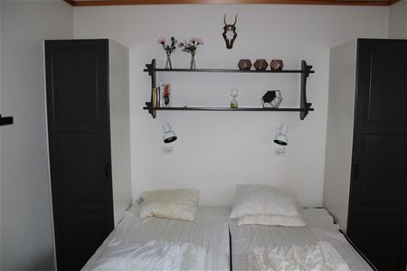 bedroom with a double bed.