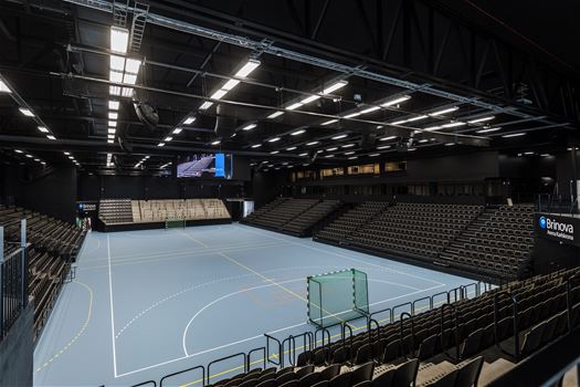 interiörbild av Brinova Arena Karlskrona