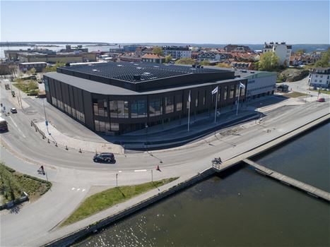 Exteriörbild av Brinova Arena Karlskrona