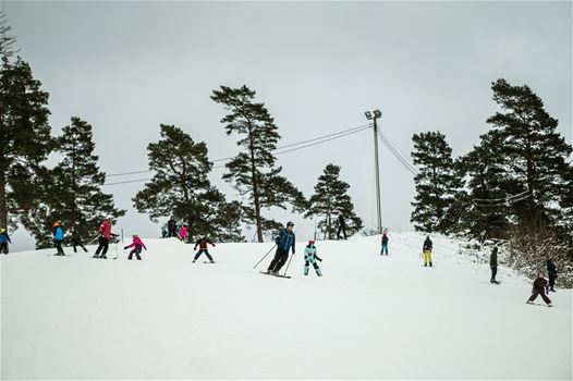  skidåkare i backen