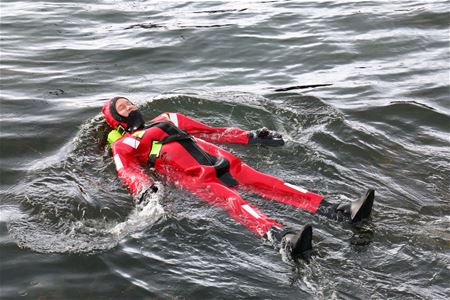 Person enjoying floating experience