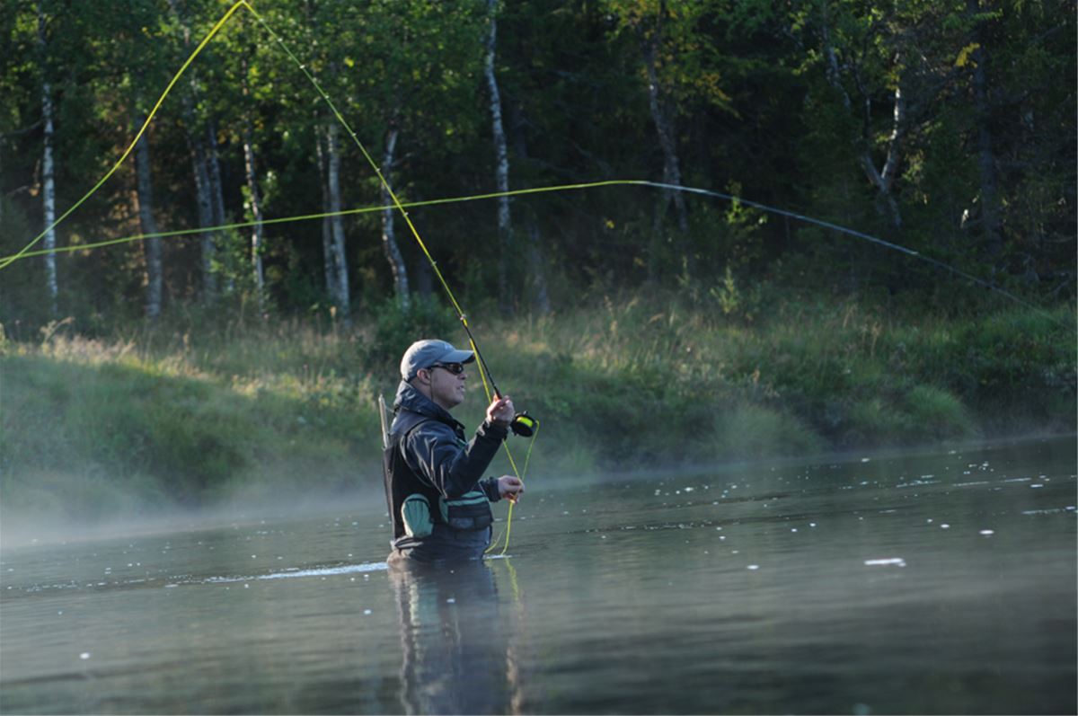 Fishing at lake Rödingträsk image 1